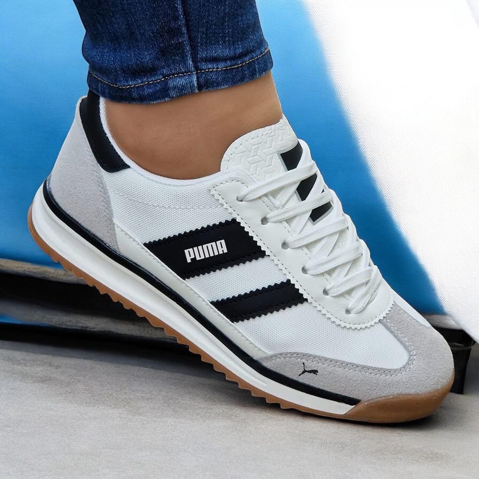tenis puma de dos colores